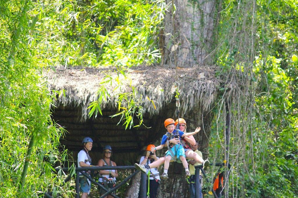Dominican Tree House Village Santa Barbara De Samana Exteriör bild