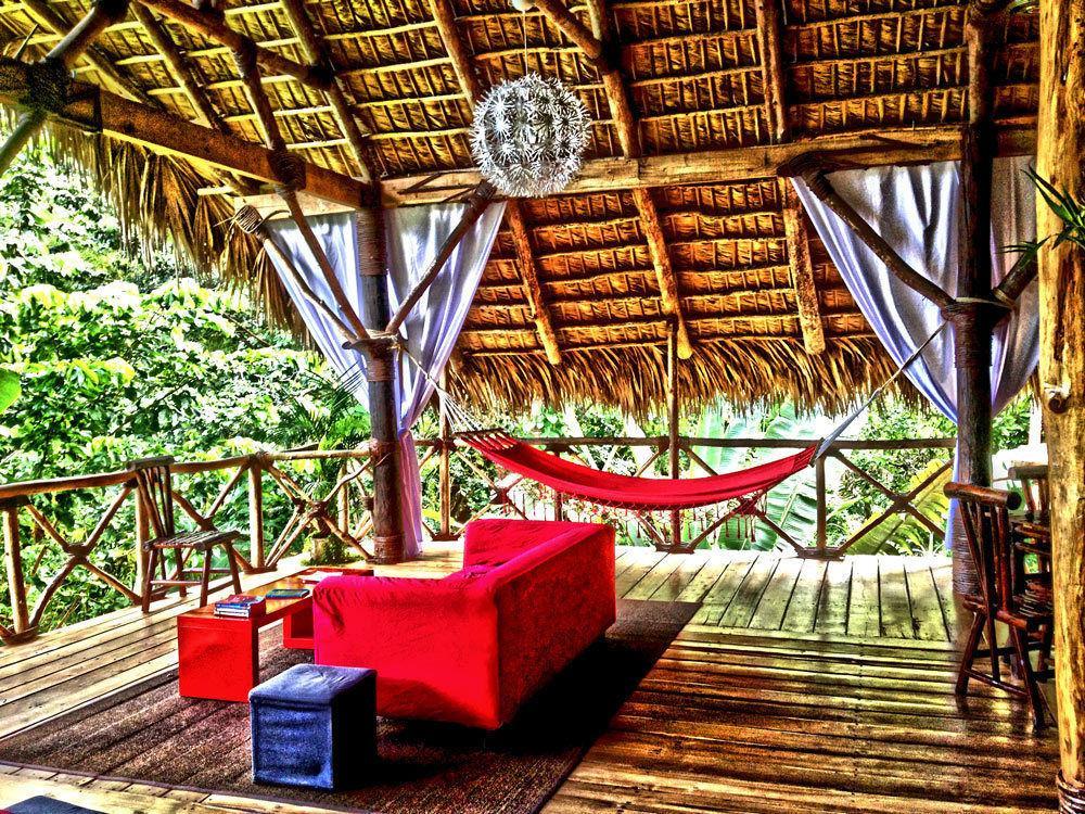 Dominican Tree House Village Santa Barbara De Samana Exteriör bild